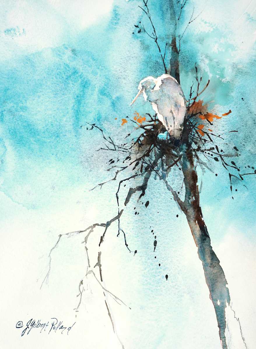 Egret by Julie Gilbert Pollard, Image 3.