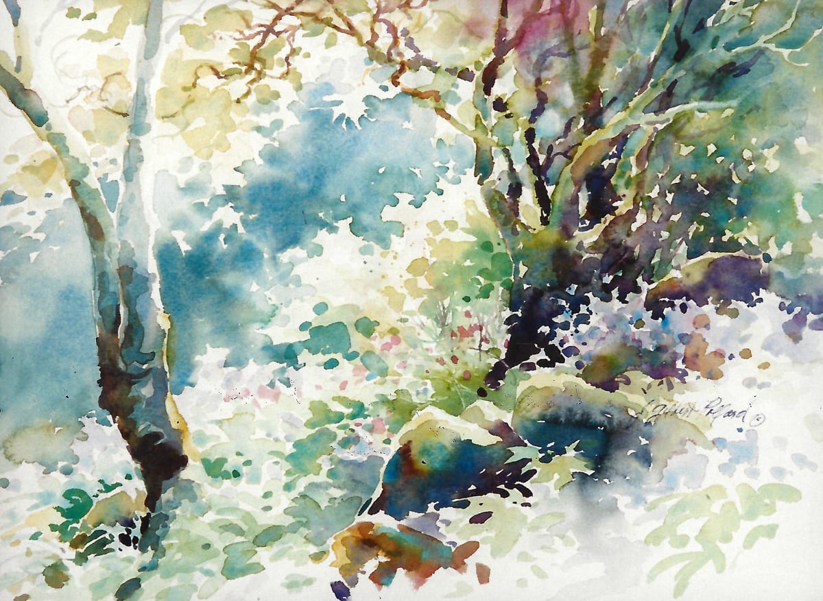 Woodsy Hill by Julie Gilbert Pollard 