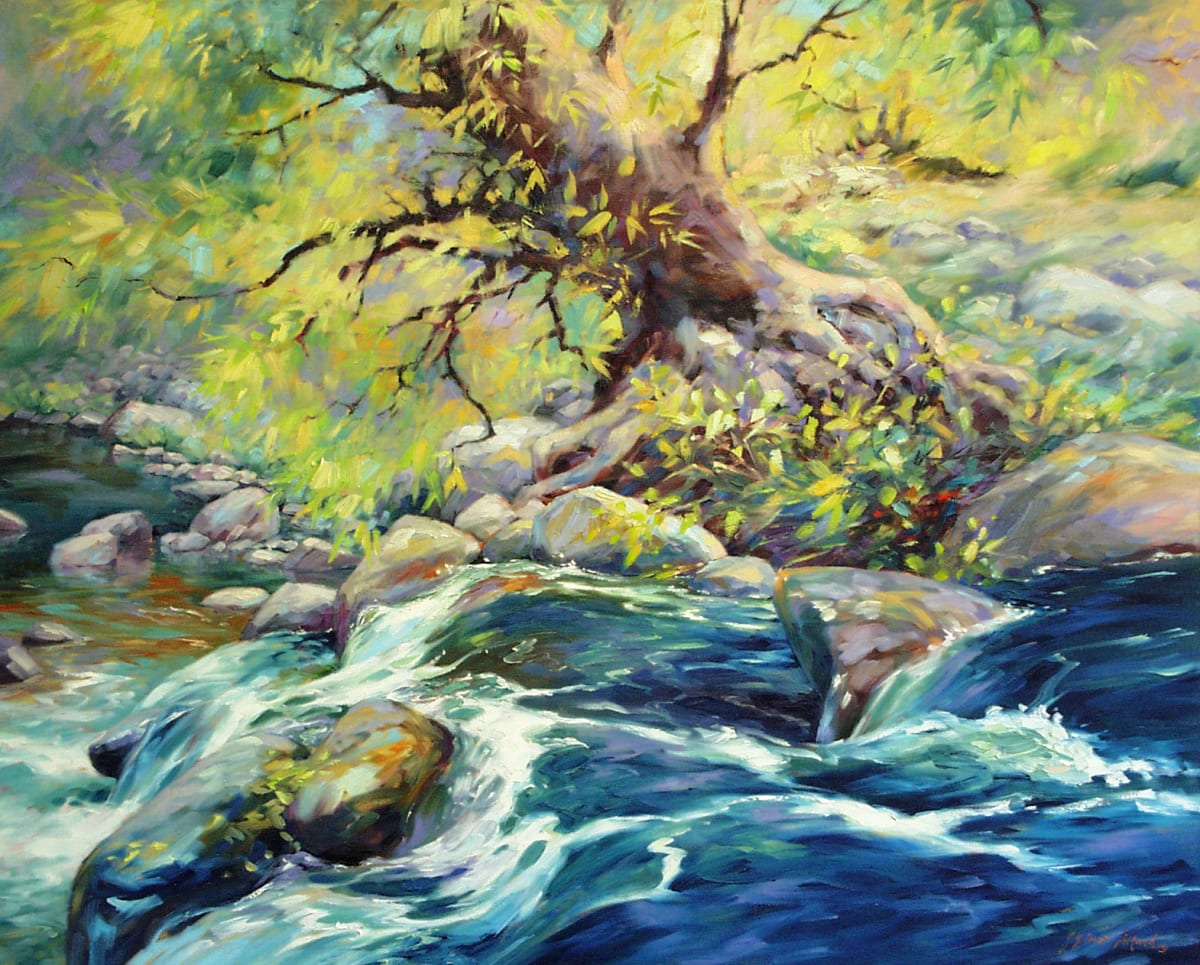 Champagne & Jade by Julie Gilbert Pollard 