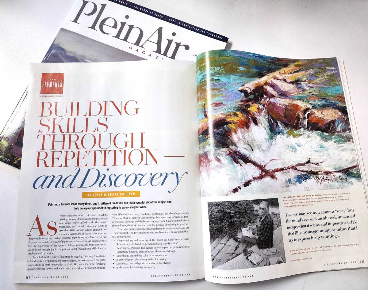 Plein Air Magazine - Feb/Mar 2023 by Julie Gilbert Pollard 