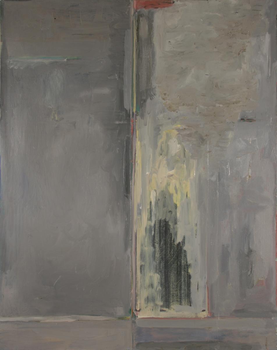 Grey Palm Beach Painting by Tom Goldenberg Studio LLC 
