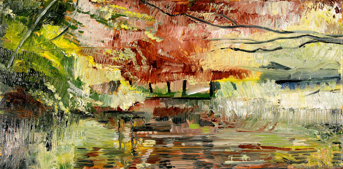 Central Park Pond by Tom Goldenberg Studio LLC 