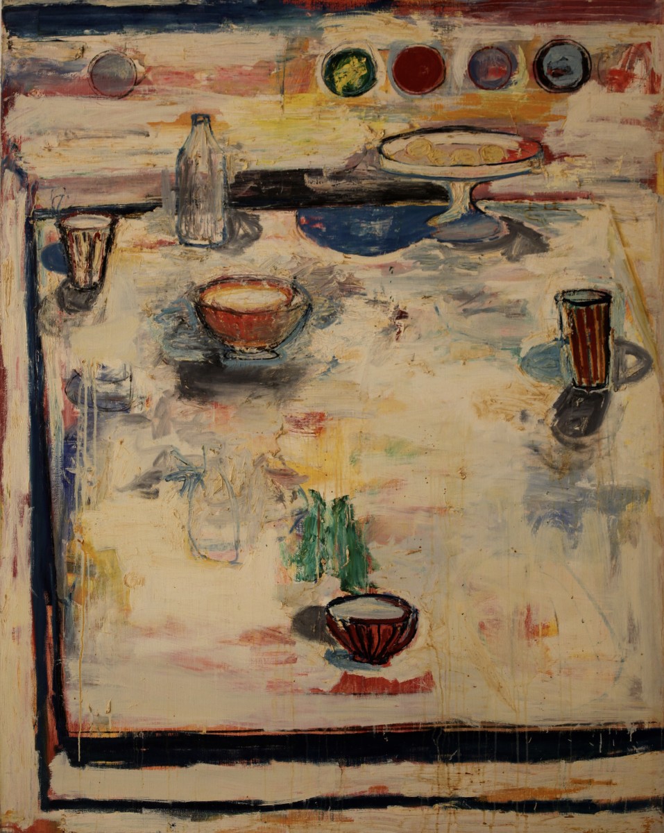 Table Top #5 (Red Bowl) by Tom Goldenberg Studio LLC 