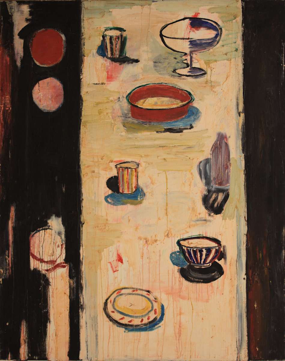 Black and White Table by Tom Goldenberg Studio LLC, Image 1.