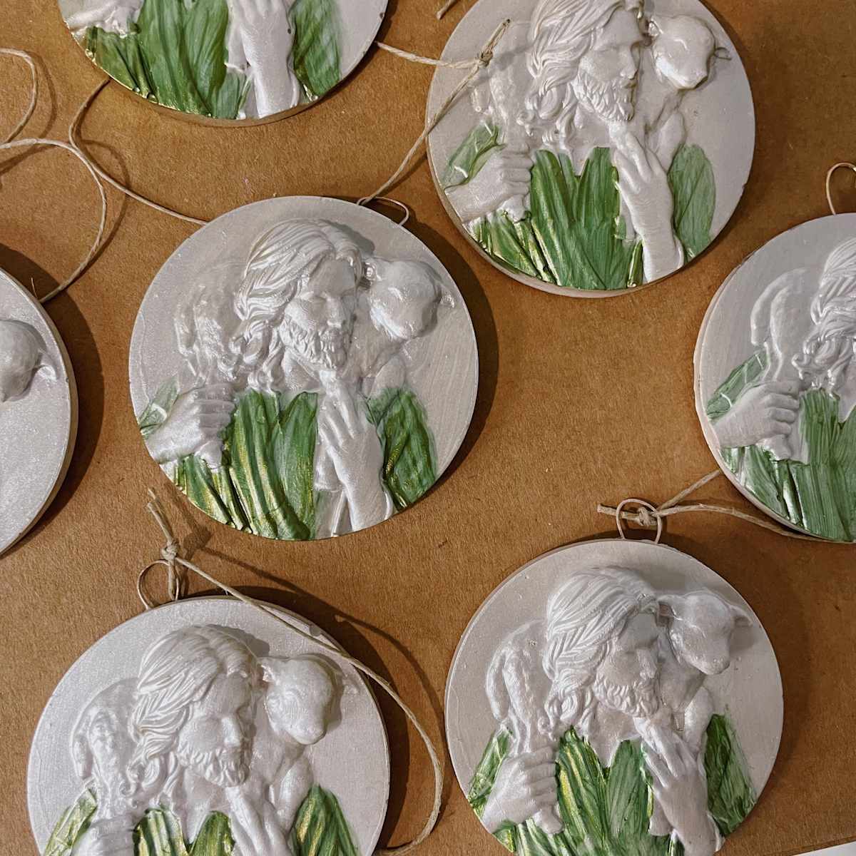 Christmas Ornament Lost Sheep, Image 1.