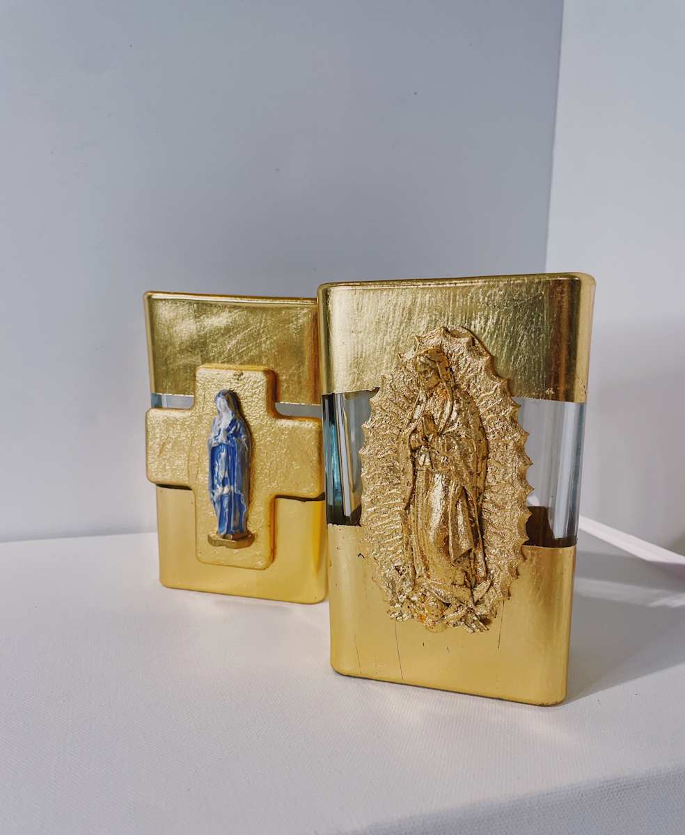 Vase  Image: Blessed Mary 