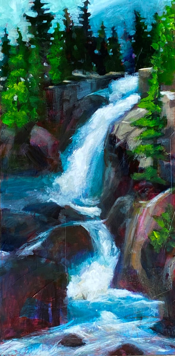 Meachen Creek Falls by Connie Geerts 