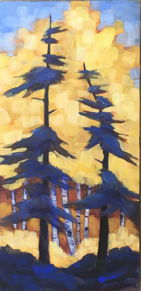 Blue in Autumn by Connie Geerts 