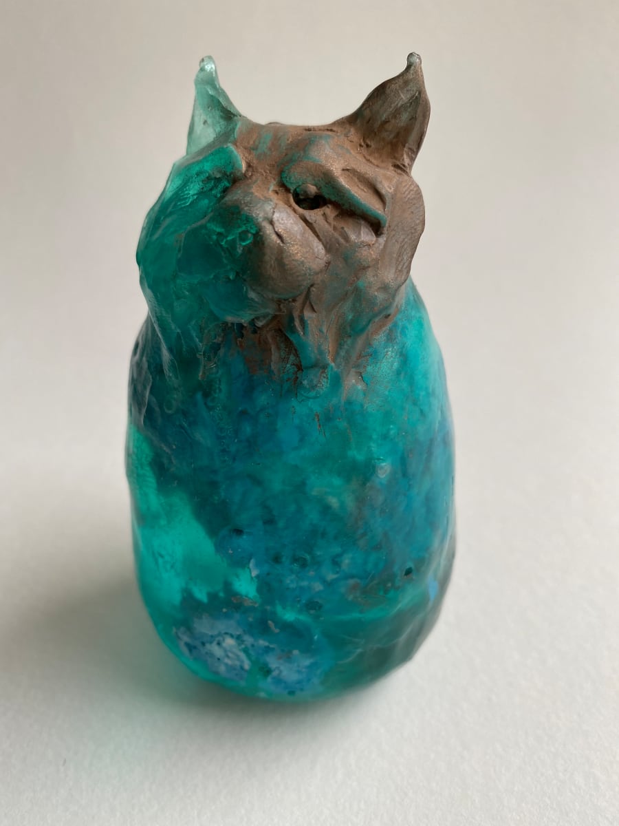 bobcat (blue w/bronze), Image 2.