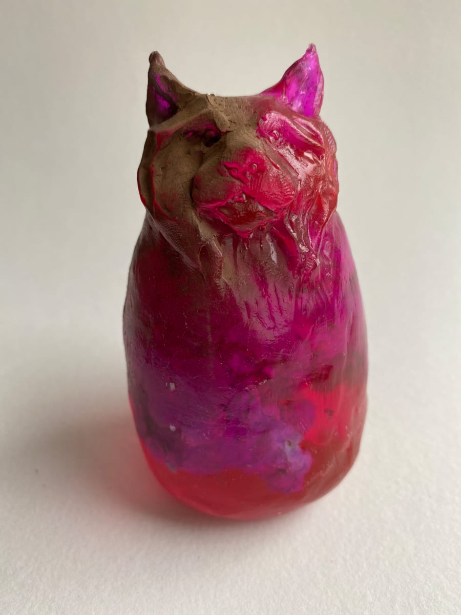 bobcat (pink w/ bronze), Image 3.