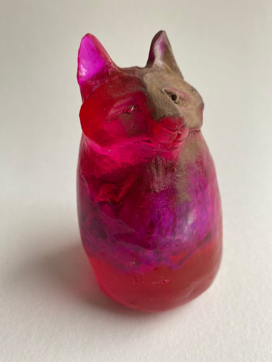 Fox (pink w/bronze), Image 3.