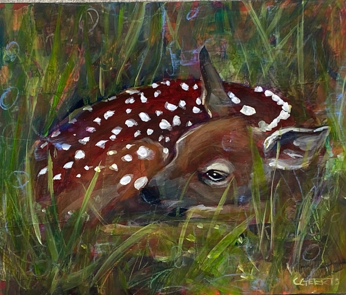 Nap in the Grass by Connie Geerts 