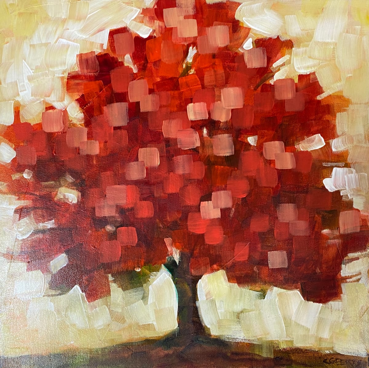 Little Crimson Tree by Connie Geerts 