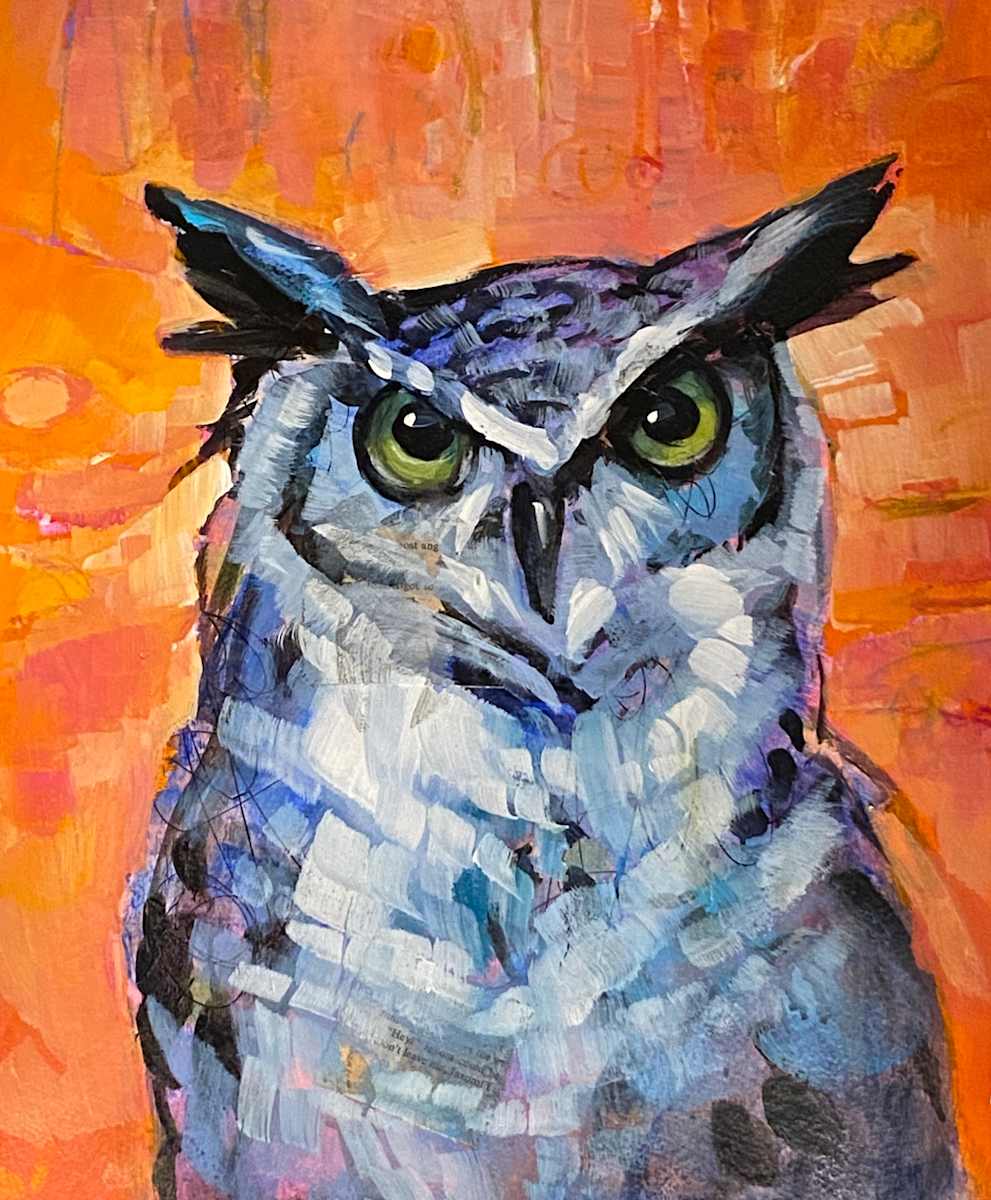 Blue Owl by Connie Geerts 