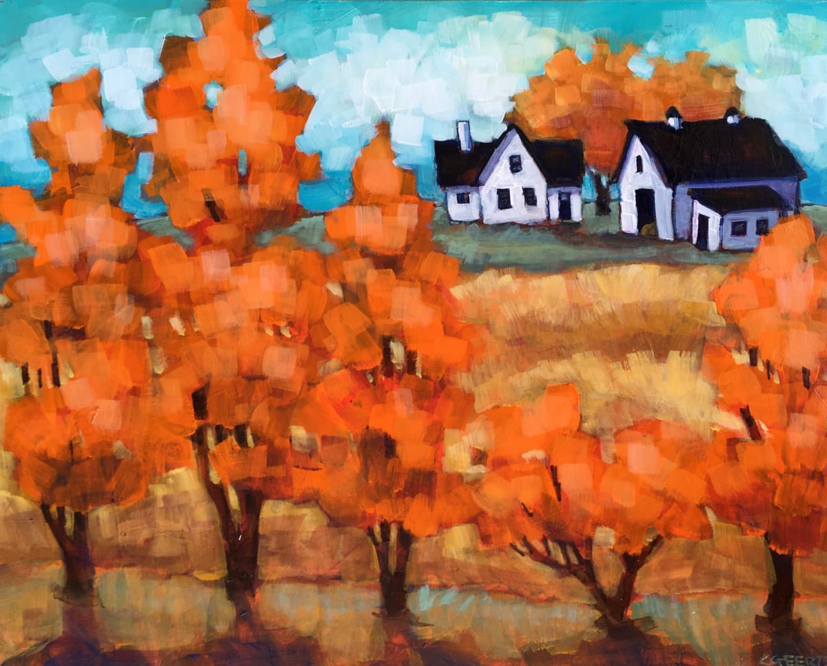 Through Autumn Trees by Connie Geerts, Image 1.
