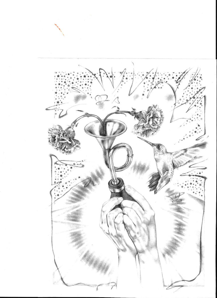  "Huming Bird Horn" by ray castro 