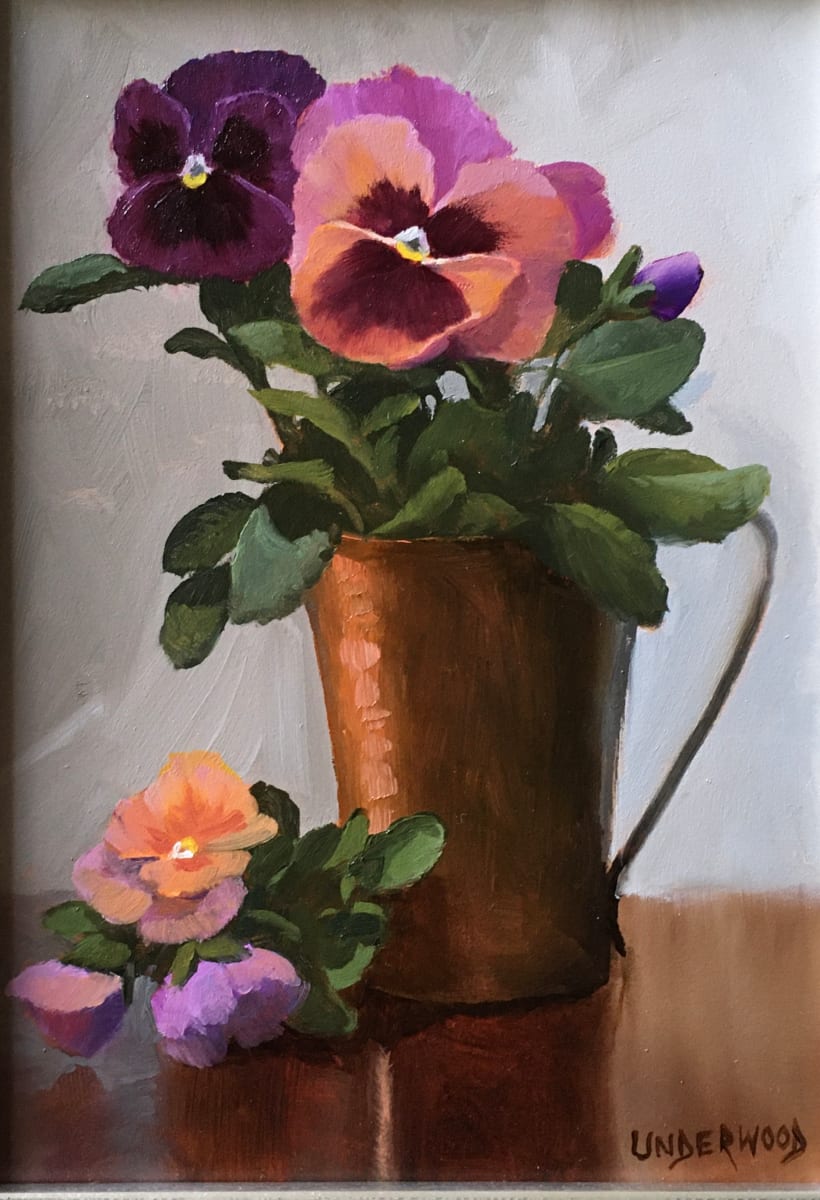 Pansies in Copper, Image 1.
