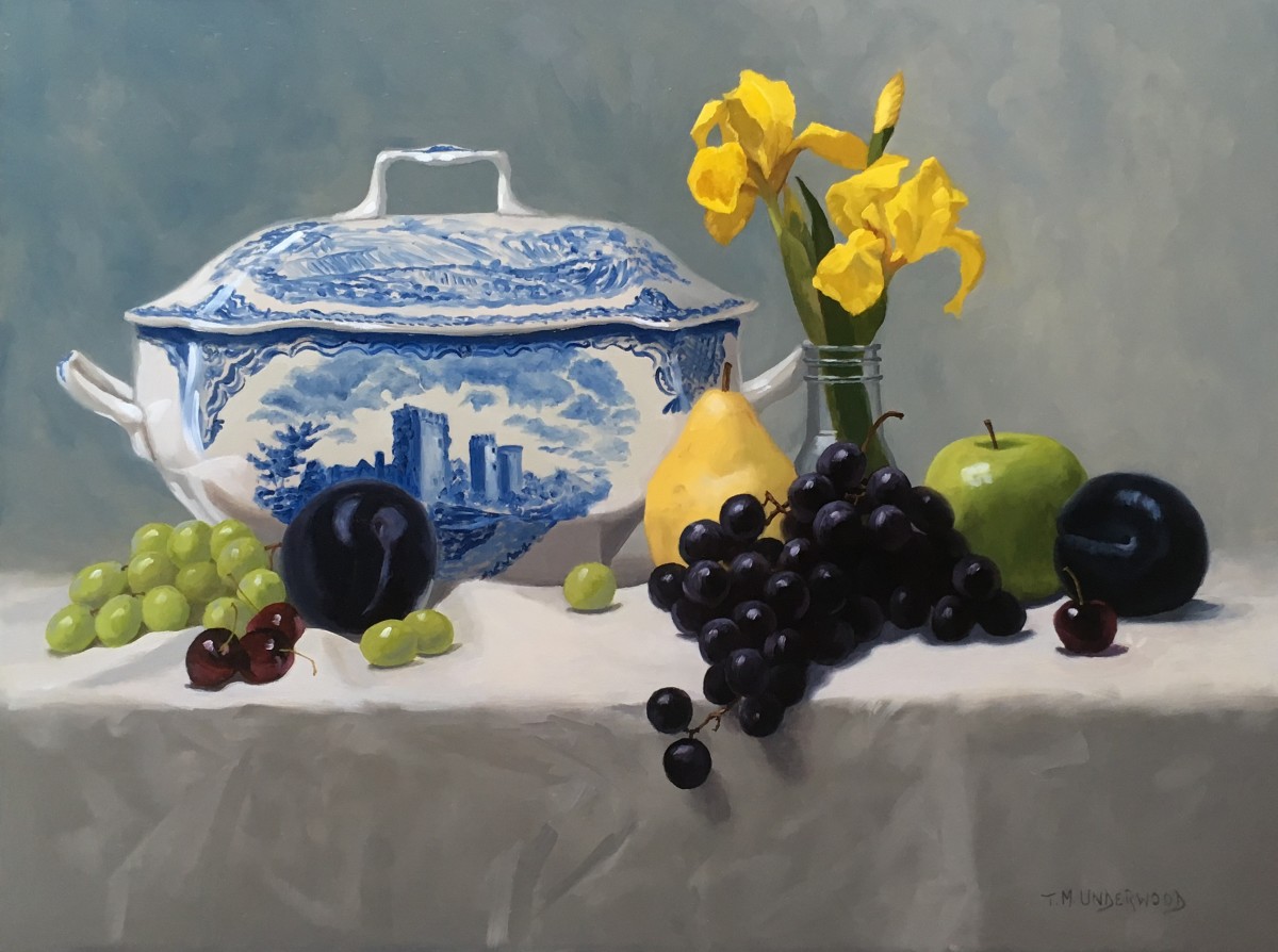 Tureen with Fruit by Tina Underwood 