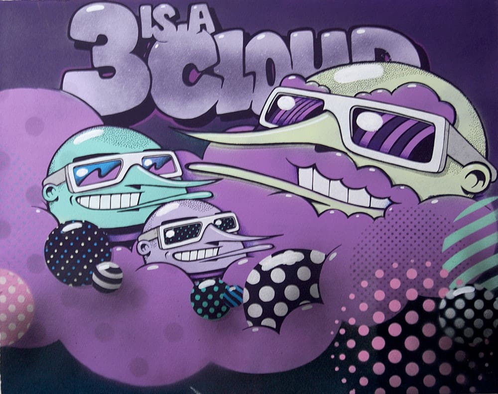 3 is a Cloud n°18 by Sumo, Image 1.