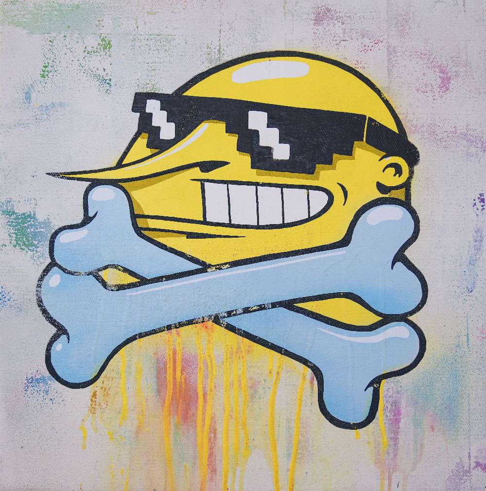 Die Smiling #18 by Sumo, Image 1.