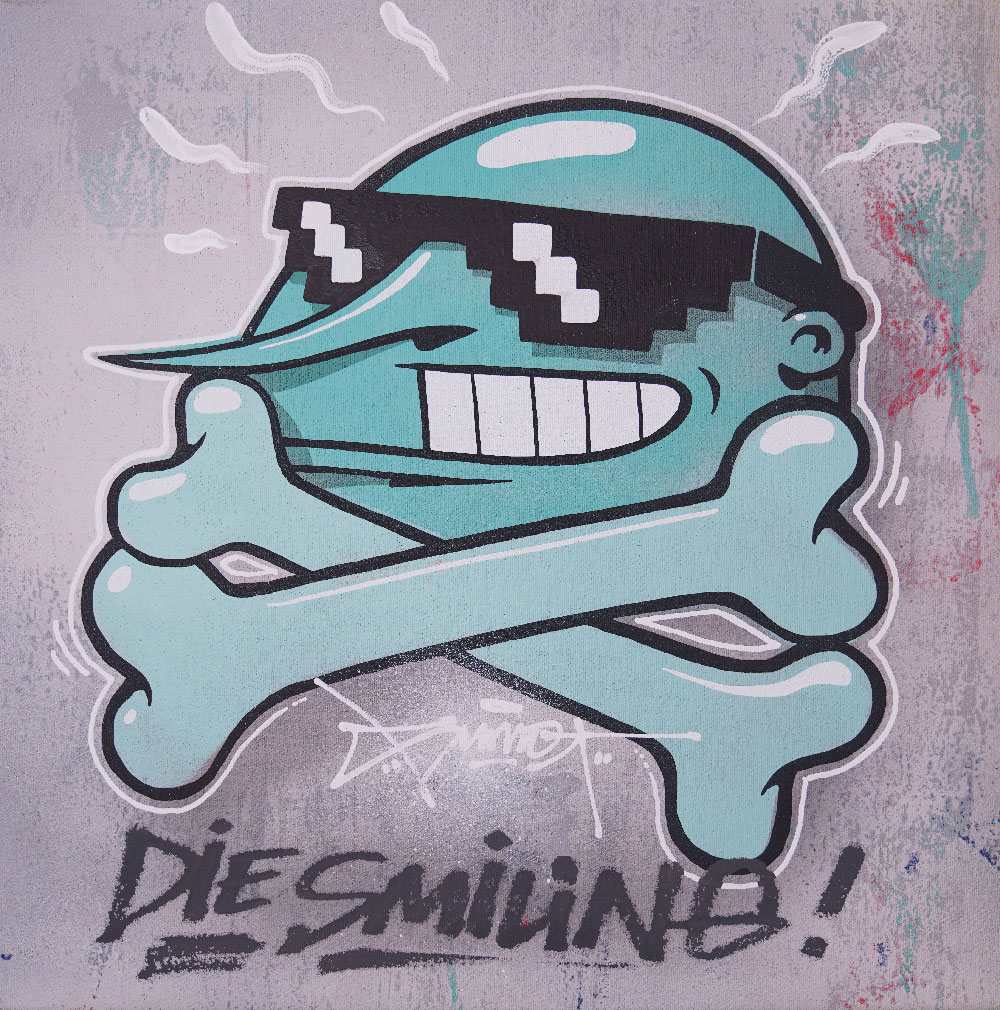 Die Smiling #1 by Sumo, Image 1.