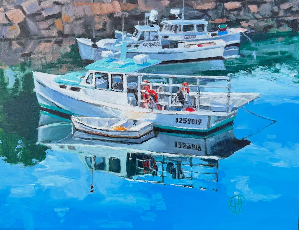 In Perkins Cove by Christy Hughes 