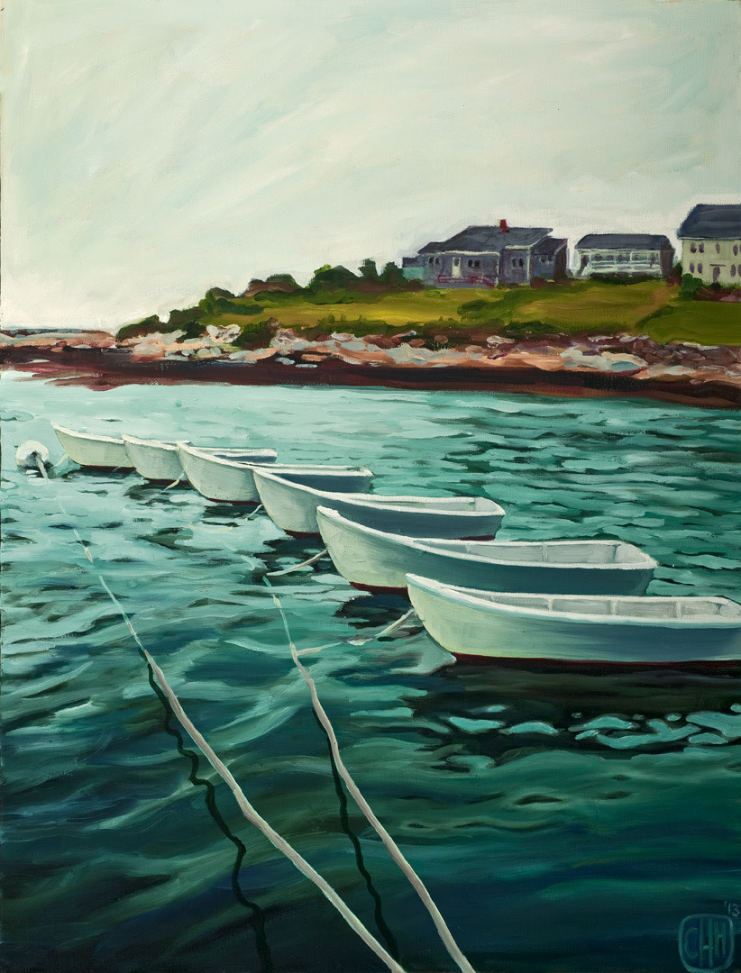 Star Island Dingys by Christy Hegarty 