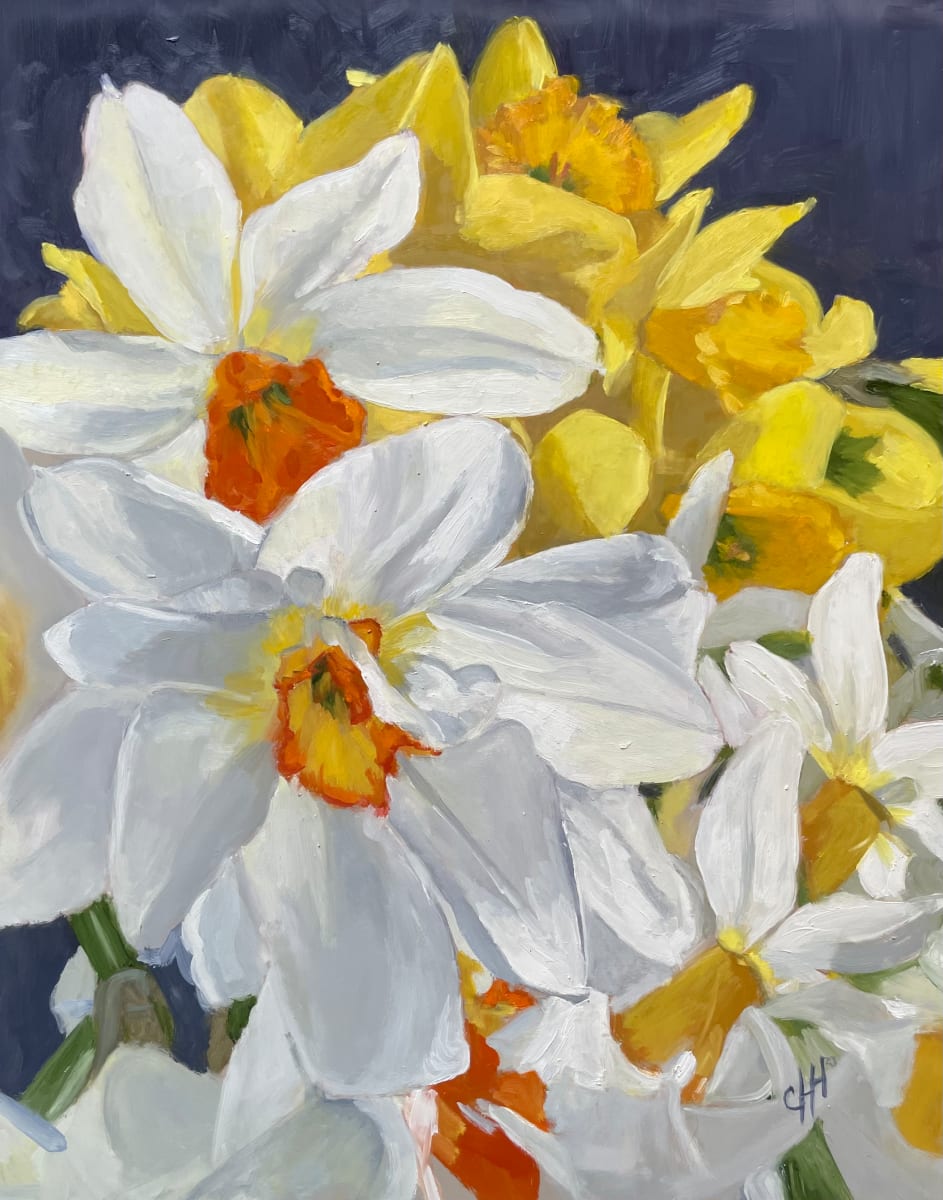 Daffodils Up Close by Christy Hegarty 