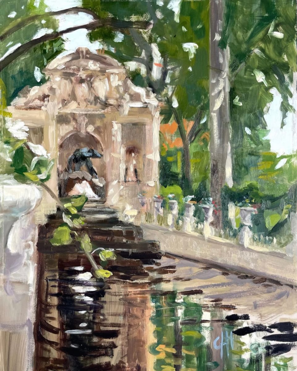 Medici Fountain Reflections by Christy Hegarty 