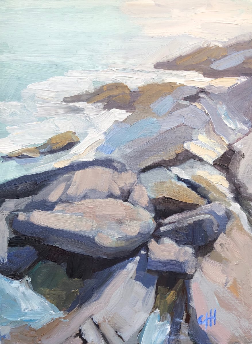 The Rocks of Lighthouse Cove by Christy Hughes 