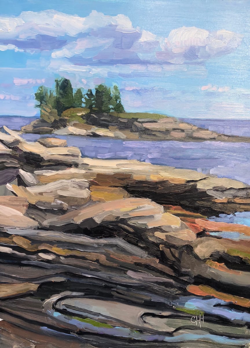 Little Island, New Harbor, ME by Christy Hegarty 