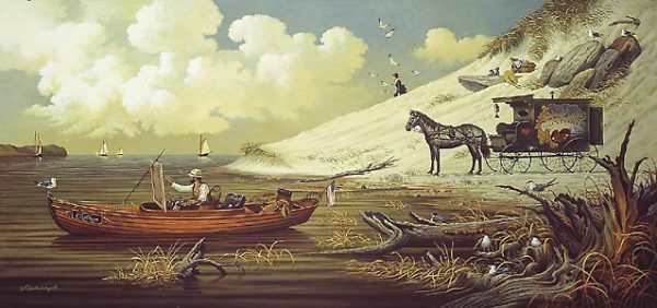 Feathered Critics by Charles Wysocki, Image 1.