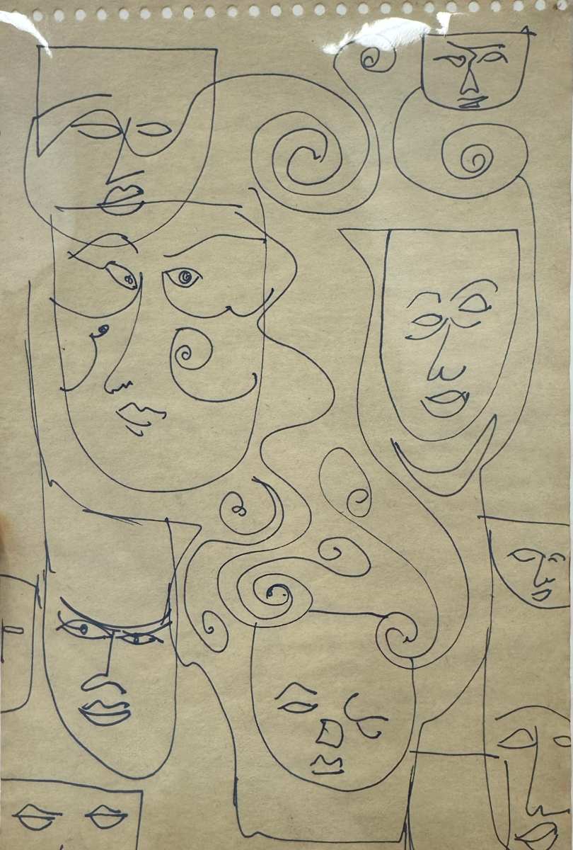 Picasso Sketch 3 by Collected by The Jete Collection, Image 1.
