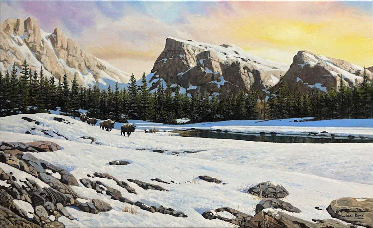 Bison Trails by Maxine Bone, Image 1.