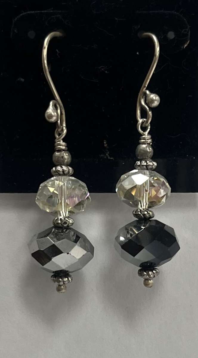 #1033 Crystal Earring by Sue Broadway, Image 1.