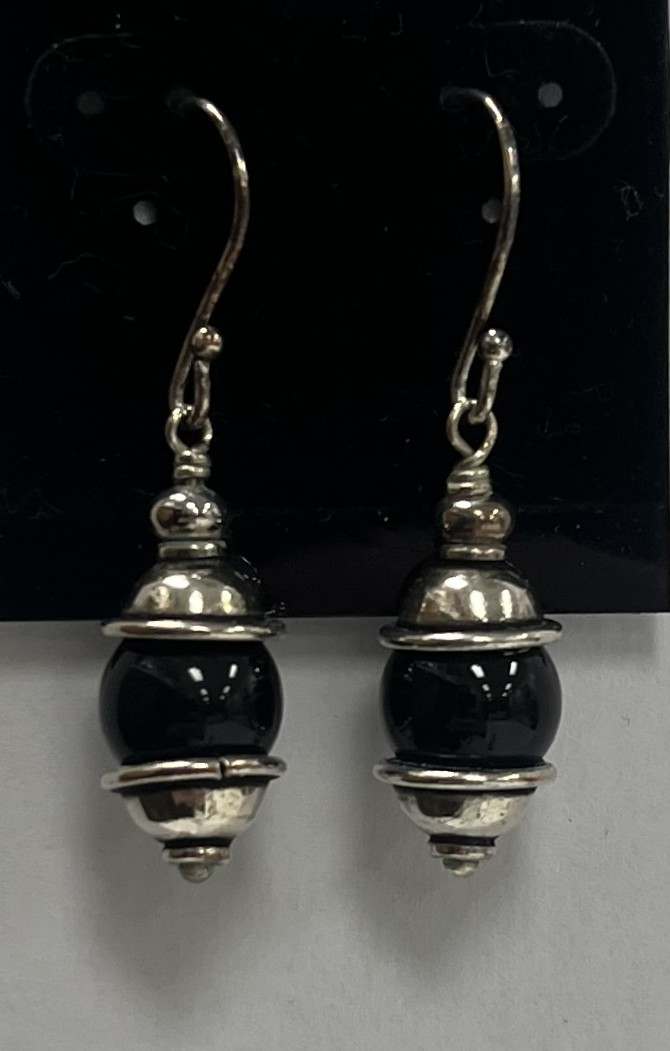 #978 Onyx Silver Plate Sterling by Sue Broadway, Image 2.