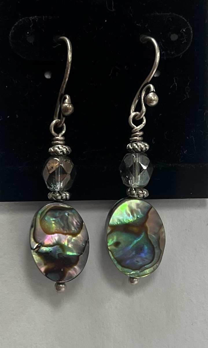 #949 Abalone Earring by Sue Broadway, Image 5.
