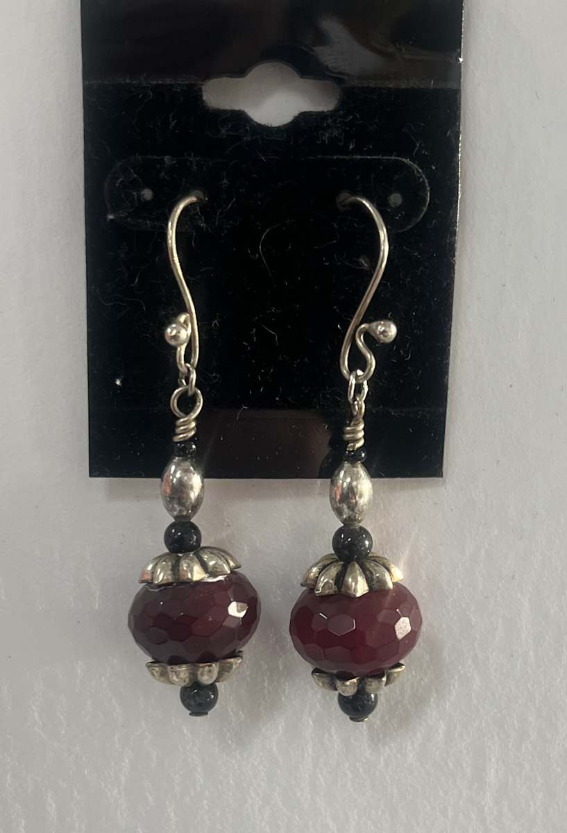 #124 Ruby Quartz Sterling Accents by Sue Broadway, Image 1.