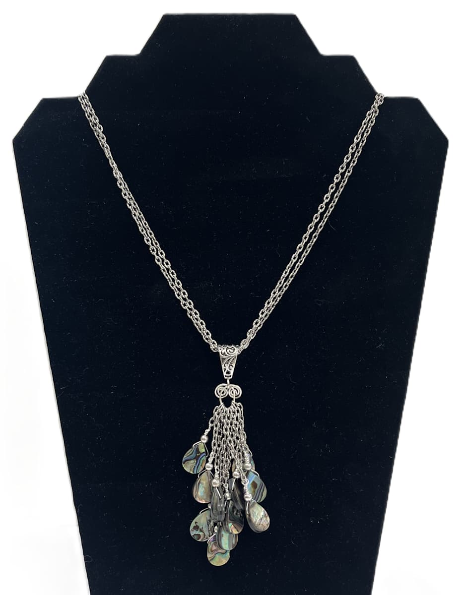 #1086 Abalone Pendant by Sue Broadway, Image 4.