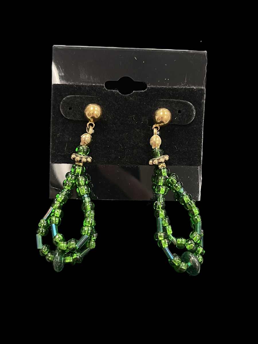 #264 Earrings by Sue Broadway, Image 1.