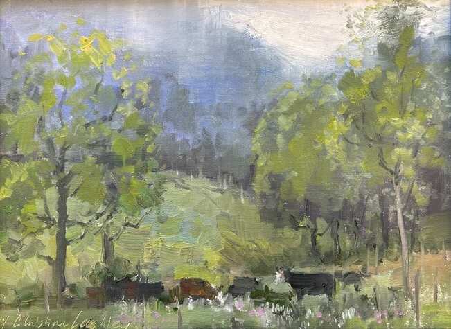 Cows and Mist by Christine Lashley, Image 1.