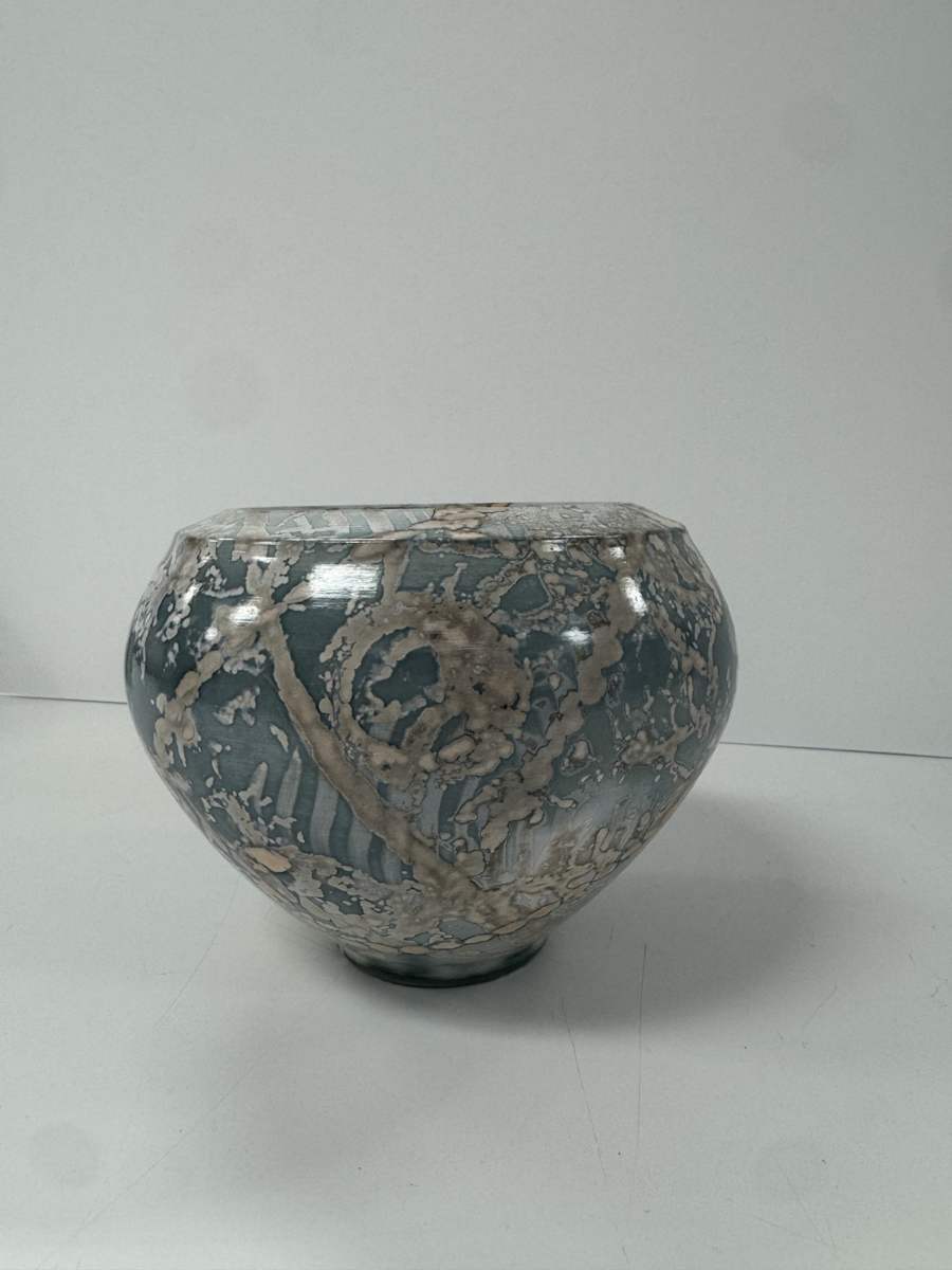 Soluble Salt Fired Vessel #31 by Scott Stockdale, Image 1.