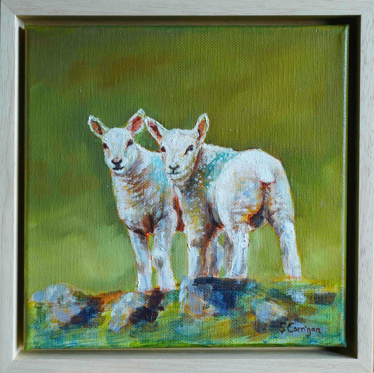 Ingram Lambs (ii) by Sarah Corrigan 