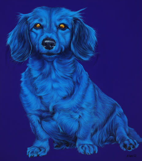 MY DAUGHTER IN BLUE, 2006 by HELMUT KOLLER 