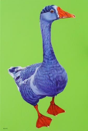 GANDER ON GREEN, 2007 by HELMUT KOLLER, Image 1.