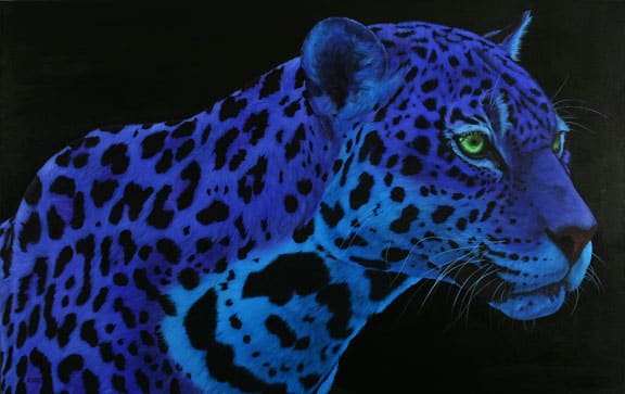 BLUE JAGUAR, 2007 by HELMUT KOLLER  