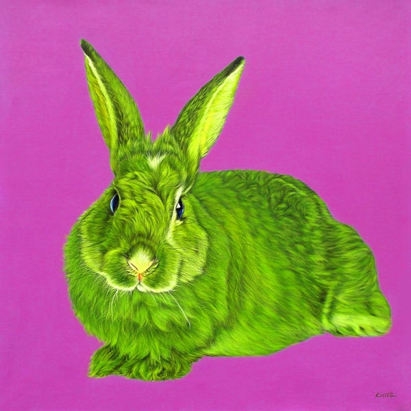 GREEN RABBIT, 2010 by HELMUT KOLLER , Image 1.