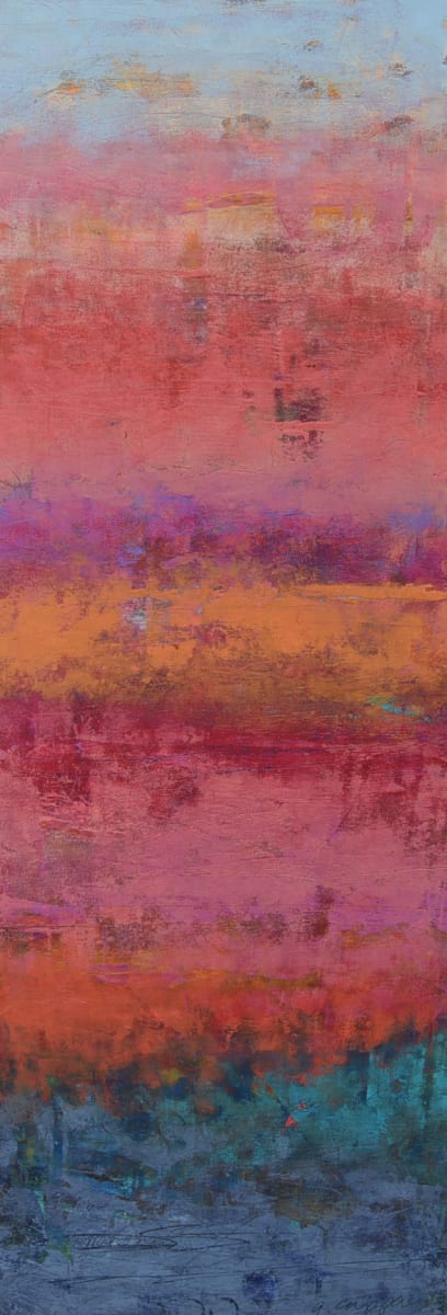 A Personal Connection I, 40x14" by Ginnie Cappaert 