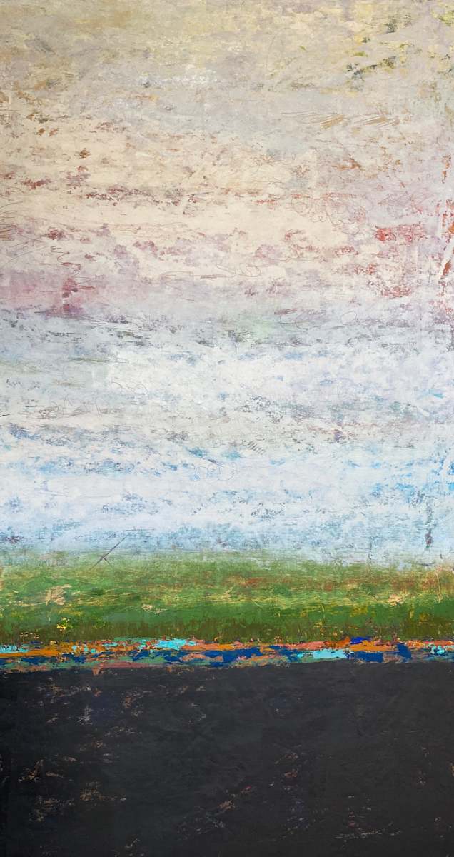 A Relaxing Evening 1, 60x34" by Ginnie Cappaert, Image 1.
