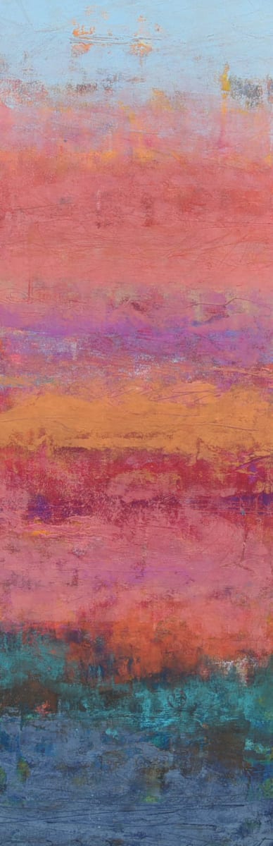 A personal connection 5, 40x14" by Ginnie Cappaert 